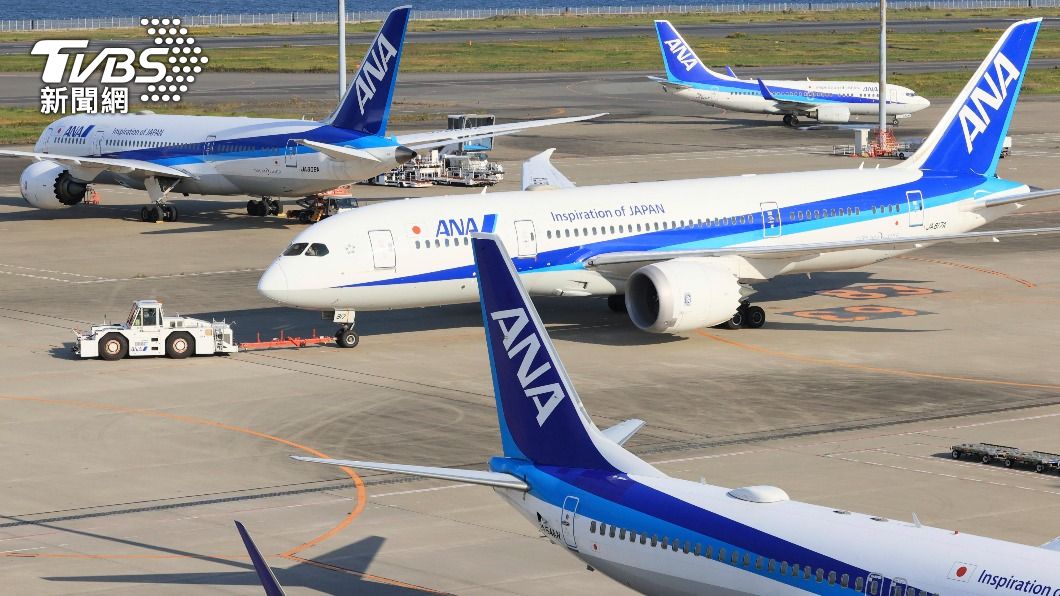 ANA甚至得出售自家飛機求生存。(圖/達志影像美聯社)