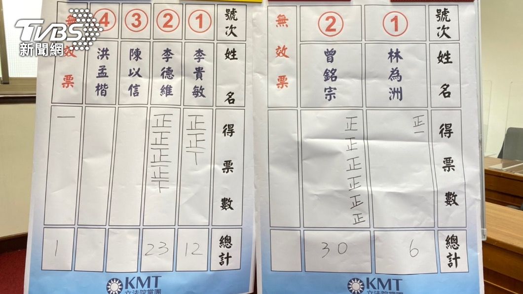 國民黨團幹部今天改選。(圖/TVBS)