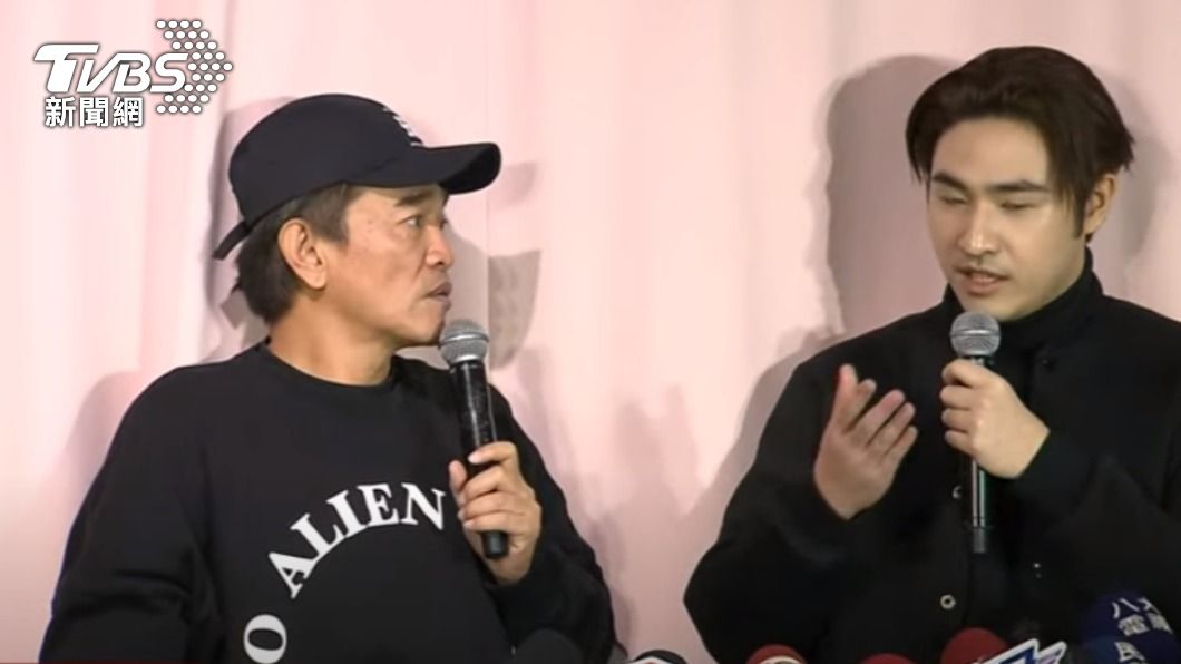 吳宗憲出席兒子鹿希派記者會。（圖／TVBS） 