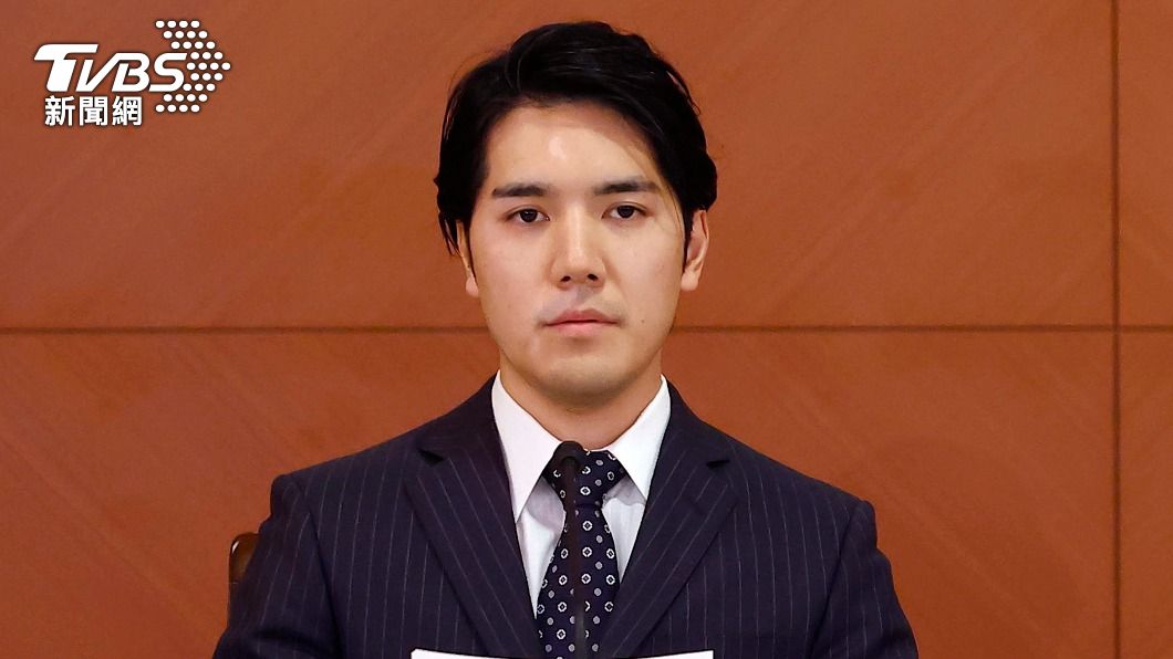 皇室駙馬小室圭成為不受歡迎男性第二名。(圖/達志影像美聯社)