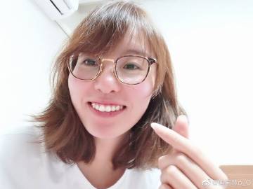 傅園慧近照曝光。（圖／翻攝自傅園慧微博）