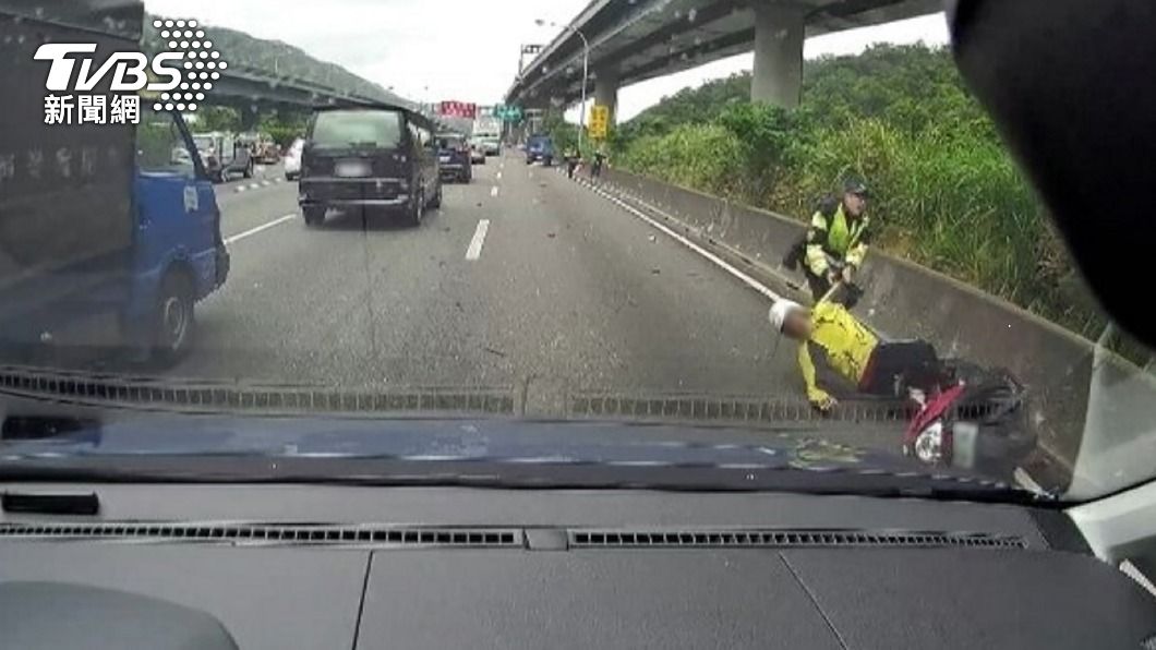 騎機車上國道蛇行釀連環撞 新北男子遭判刑4月