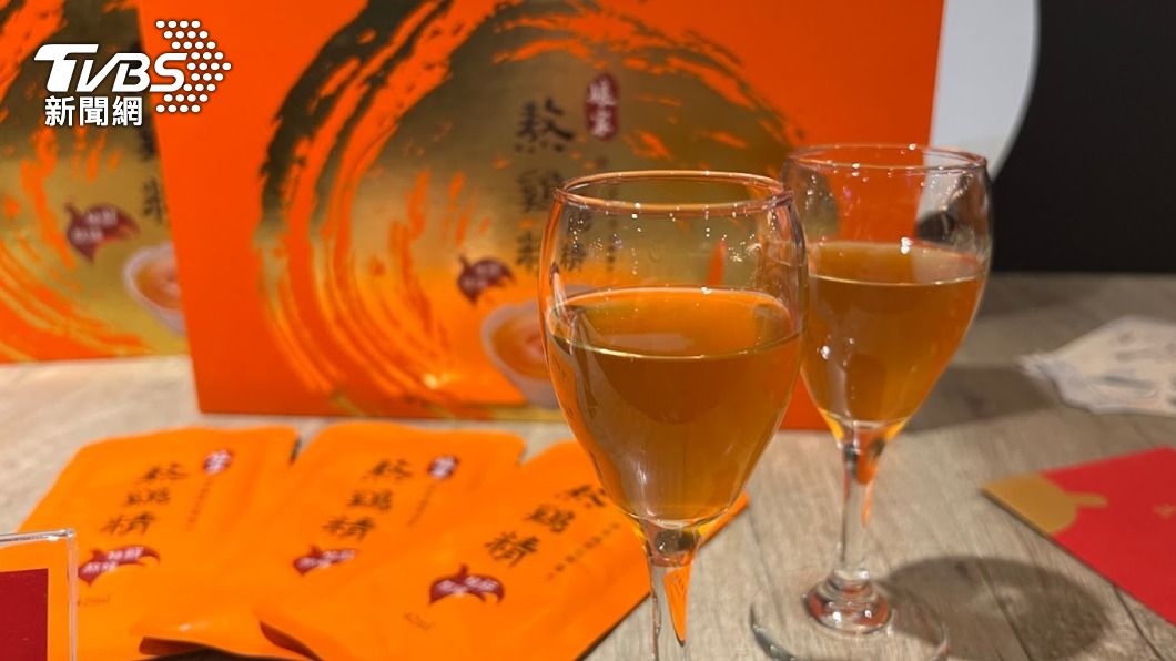 年節禮盒部分則和娘家合作。(圖/TVBS)