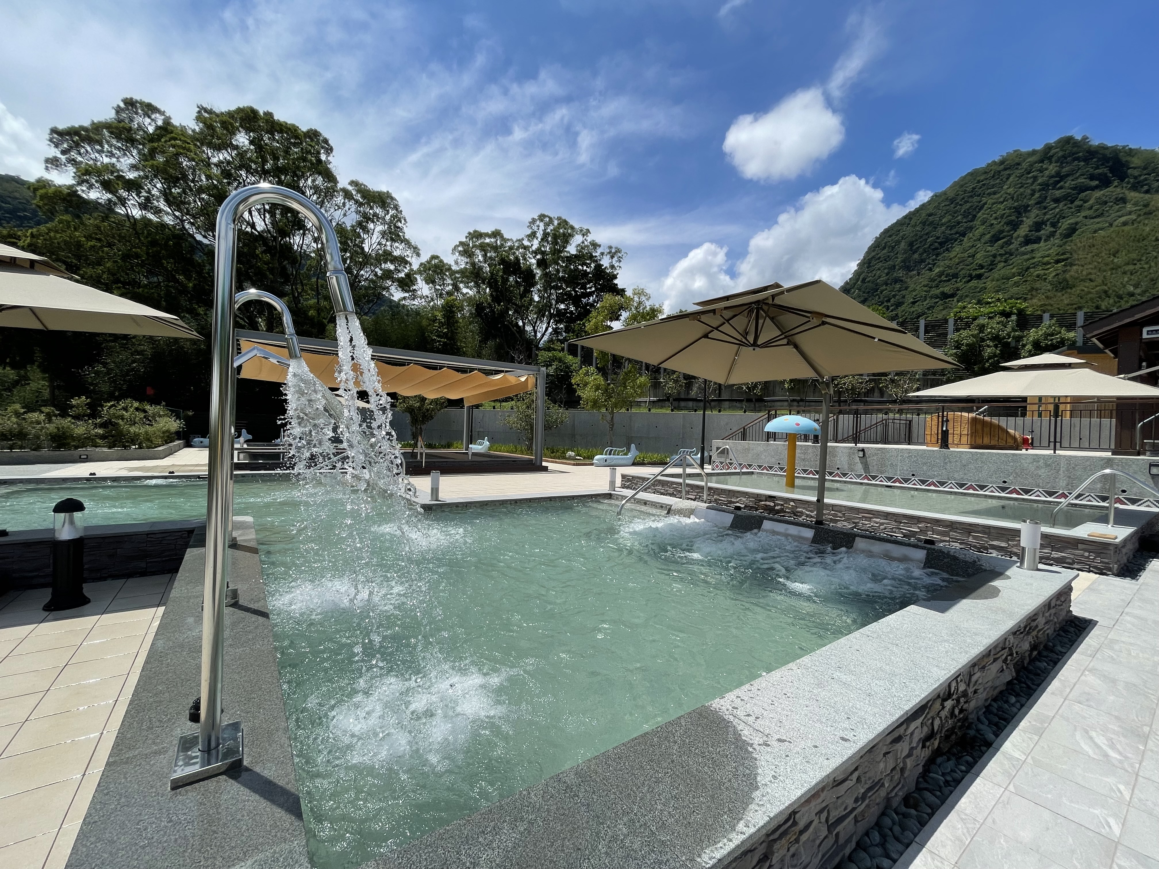 桃園泡湯新亮點─羅浮溫泉大眾池於今年11月11日正式開幕。（圖／桃園市政府提供）