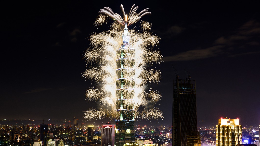 跨年夜最佳看煙火位置出爐。（示意圖／shutterstock達志影像）