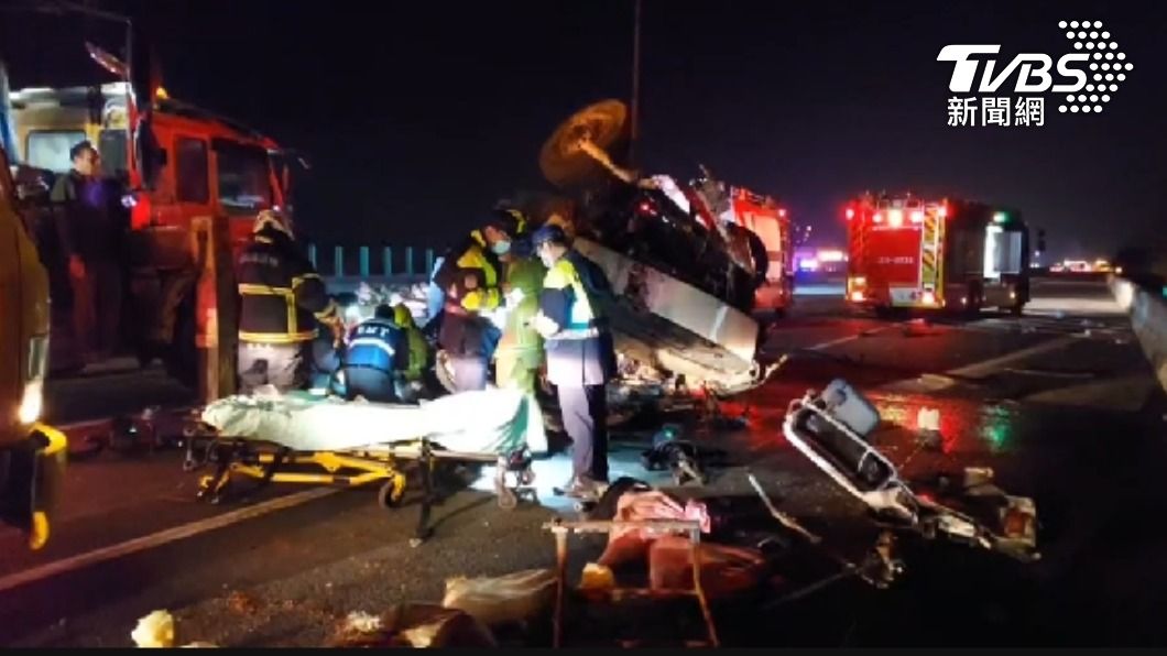 連假首日！國道大車擦撞釀1死2傷　車流回堵2公里