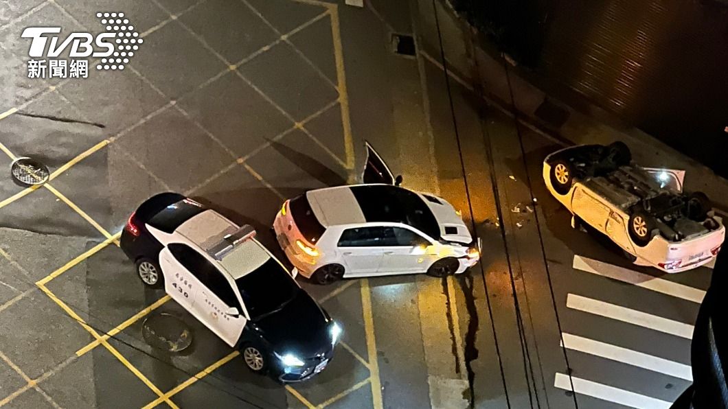 車禍現場。(圖/TVBS)