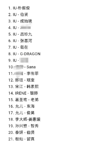 網路傳出各種情侶組合。(圖/翻攝自微博)