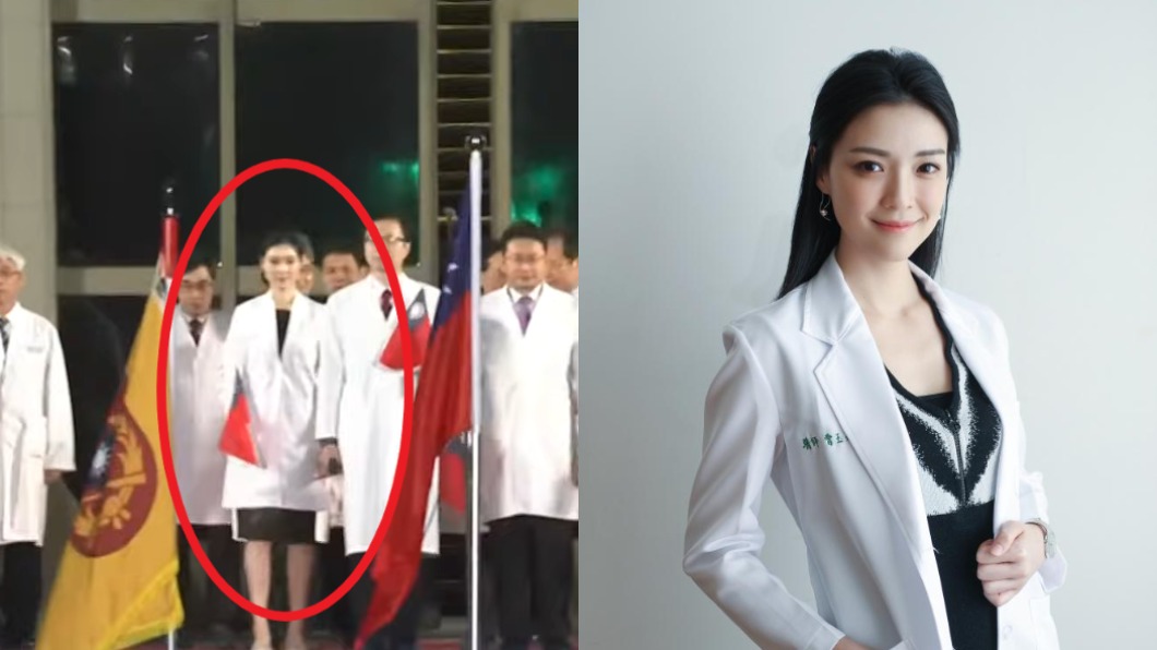 元旦升旗典禮出現正妹醫師!爆紅「熱舞新娘」任國歌領唱