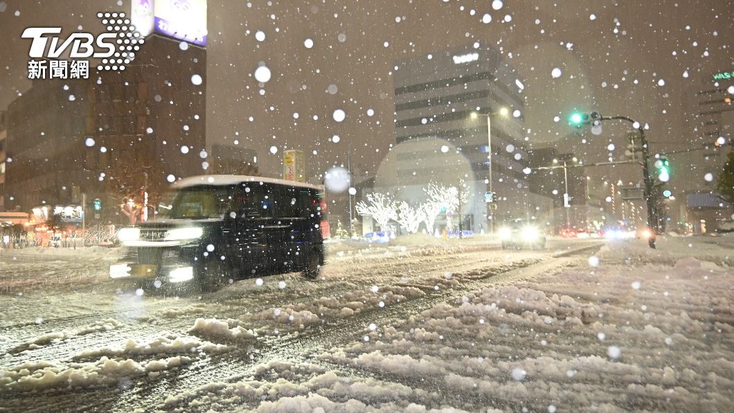 日本大雪災害頻傳。（圖／達志影像美聯社）