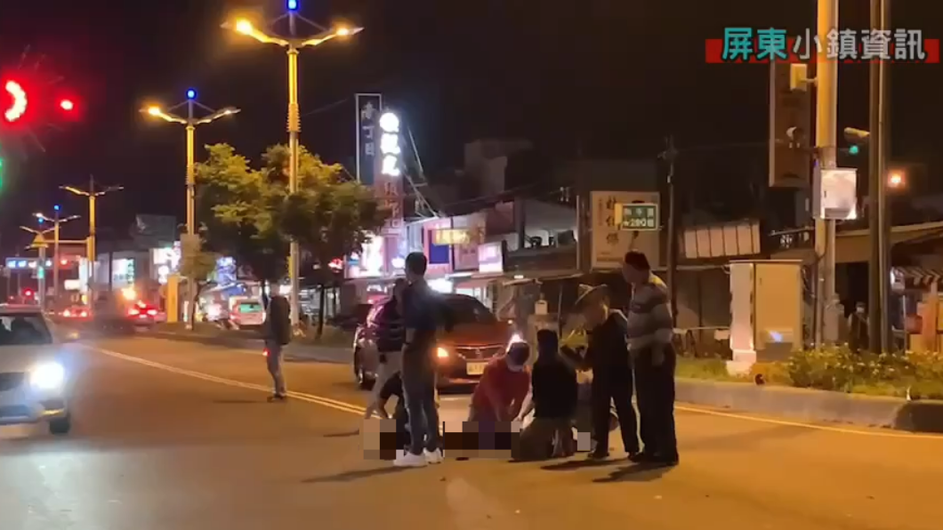 連假悲劇!屏東醉男坐路上遭輾斃 肇事駕駛:沒看到人