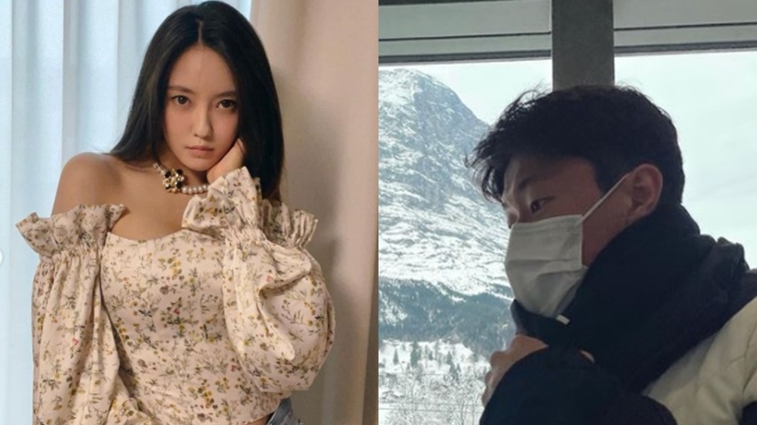 女團T-ara成員孝敏被爆熱戀足球國手黃義助。(圖/翻攝孝敏IG、黃義助IG)