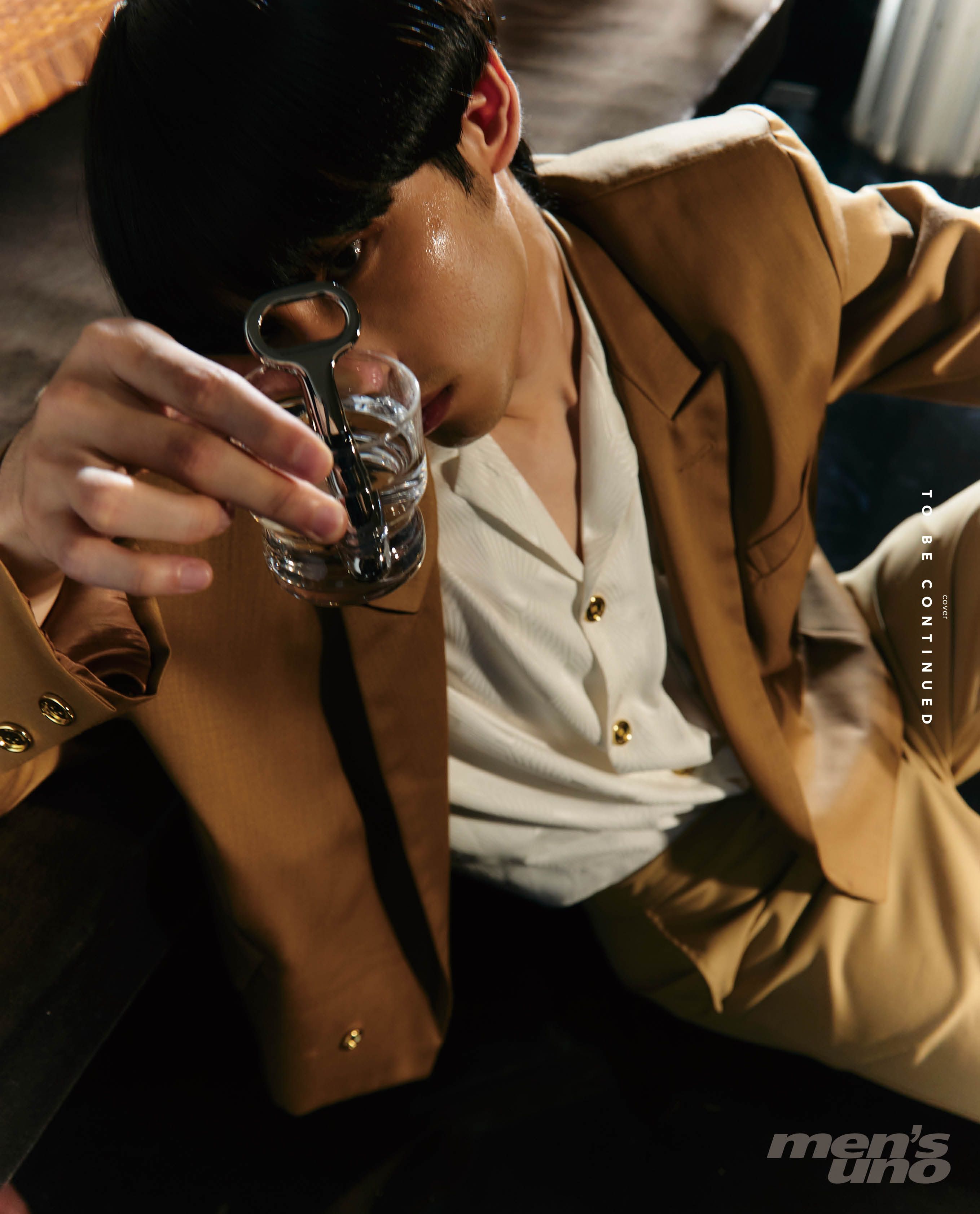 章廣辰期許新的一年要多忠於自我，多做讓自己開心的事。（圖／雜誌《men's uno》提供）