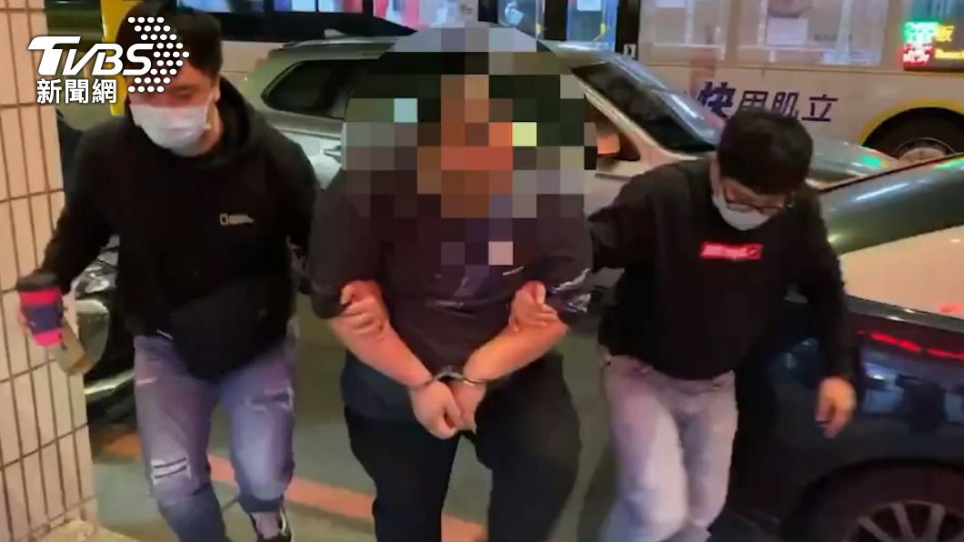 警方在桃園地區將人逮到。(圖/TVBS)