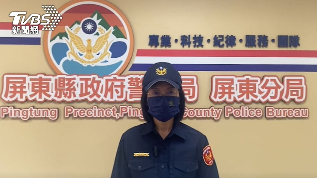 屏東警方表示,今日保護令已核發。(圖/TVBS)