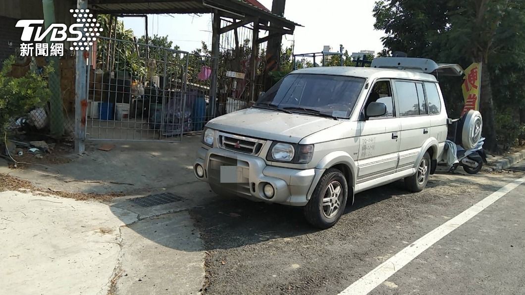 死者張男經營的便當攤車。（圖／TVBS）