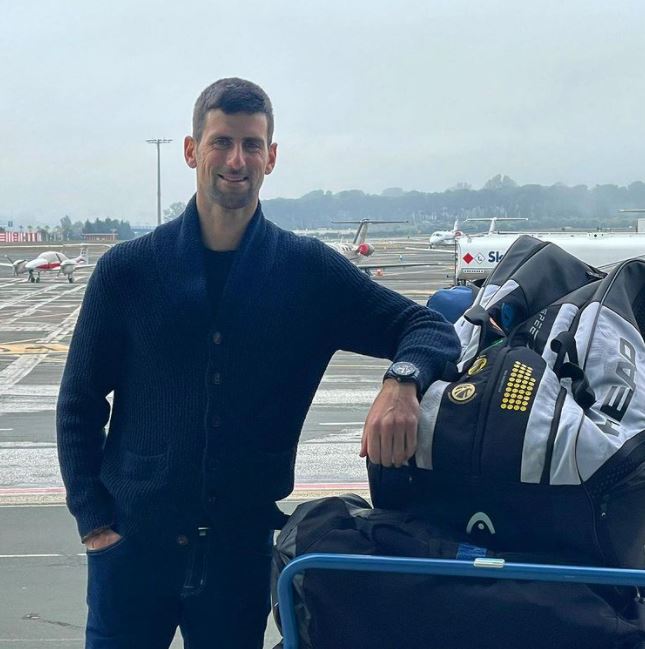 喬科維奇PO文啟航澳洲。(圖/翻攝自Novak Djokovic IG)