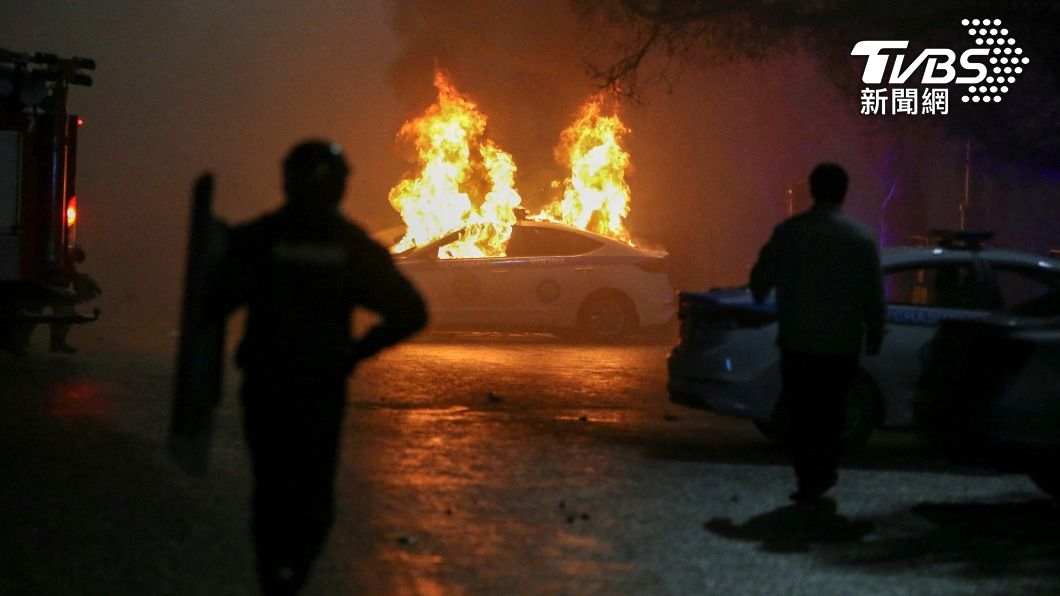 哈薩克爆發動亂。（圖／達志影像路透社）