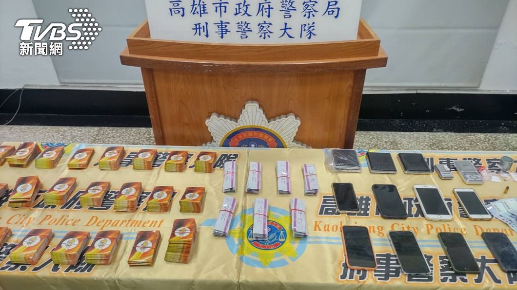 警方查扣相關證物。（圖／高市刑大提供）