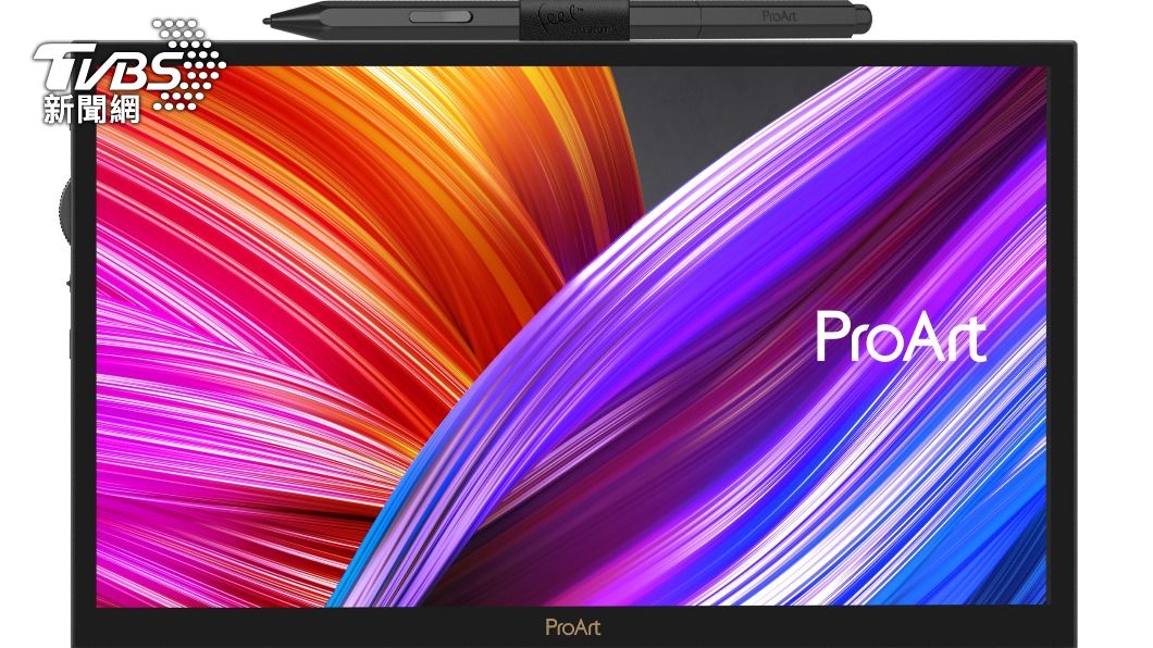 Zenbook 14X OLED Space Edition，上蓋配備3.5吋OLED副螢幕。（圖／華碩提供）。（圖／華碩提供）