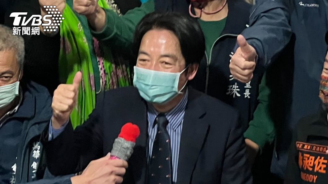 副總統賴清德今天前往萬華為林昶佐讚聲,認為若做不好,里長就不會出來相挺。(圖/TVBS)