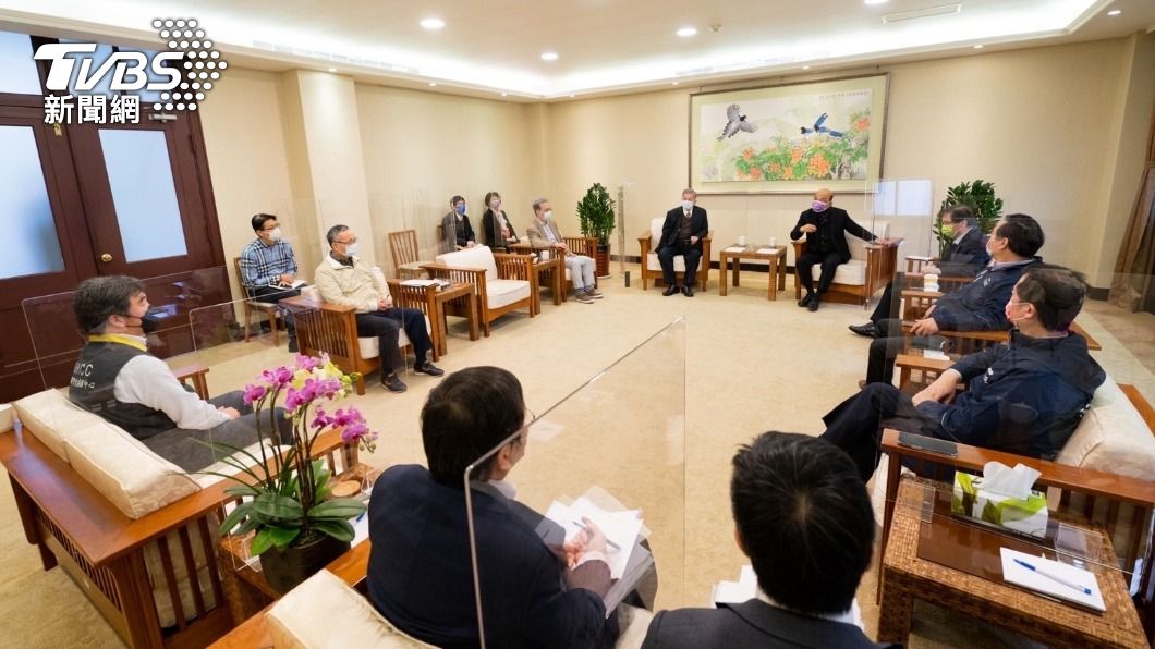 政院防疫會議。(圖/行政院提供)