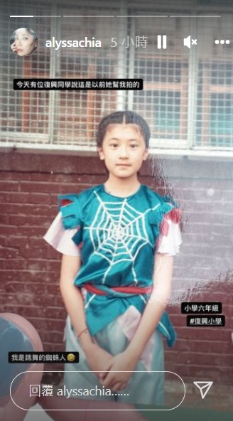 賈靜雯曾扮演蜘蛛人。(圖/翻攝自賈靜雯IG)