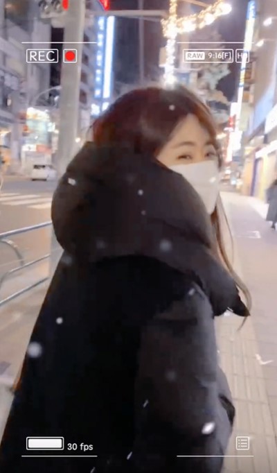 福原愛回眸一笑。（圖／翻攝自福原愛抖音）