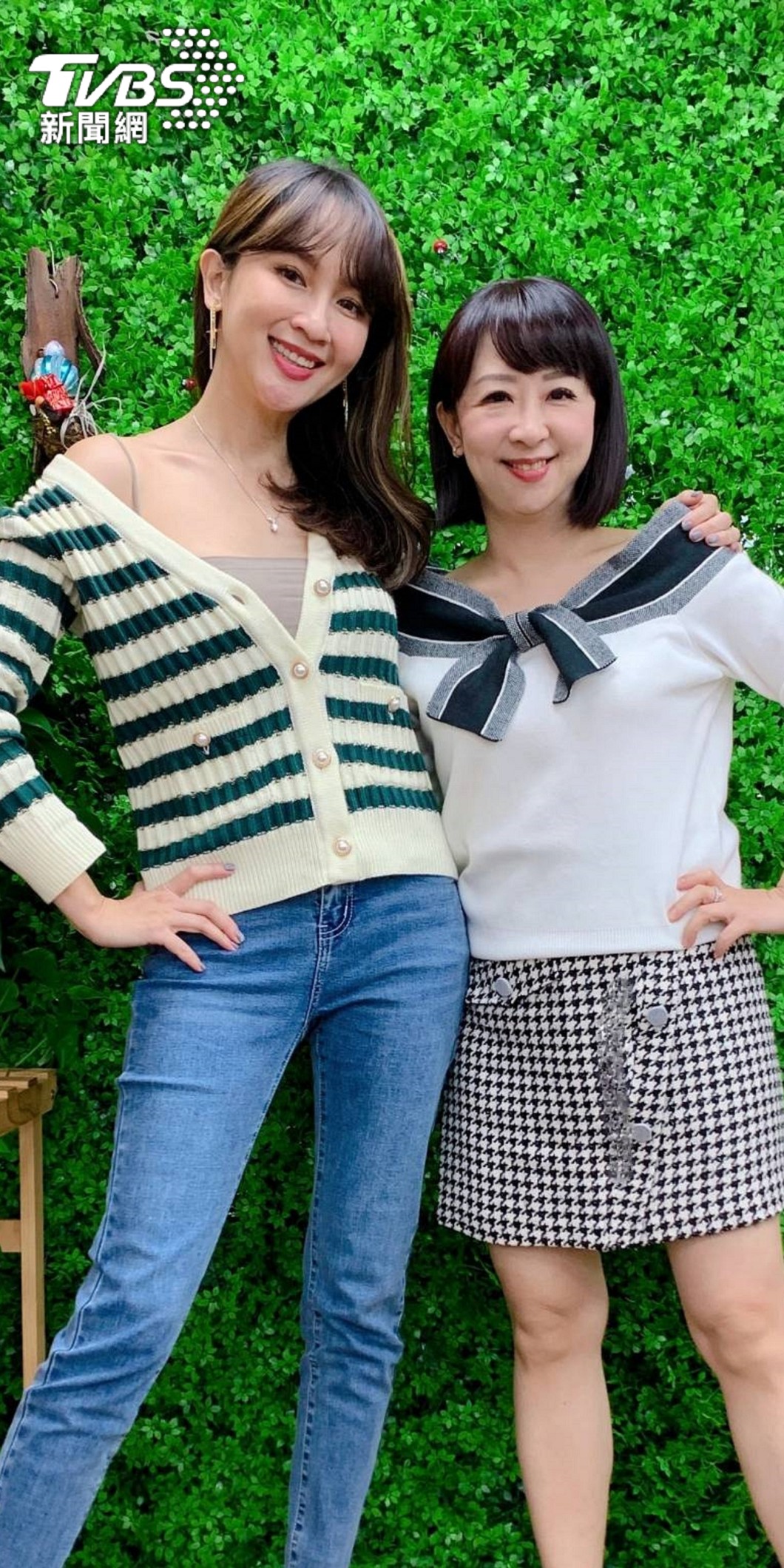 蔡逸帆(圖左)和劉怡里是好友。(圖/艾迪昇傳播提供)
