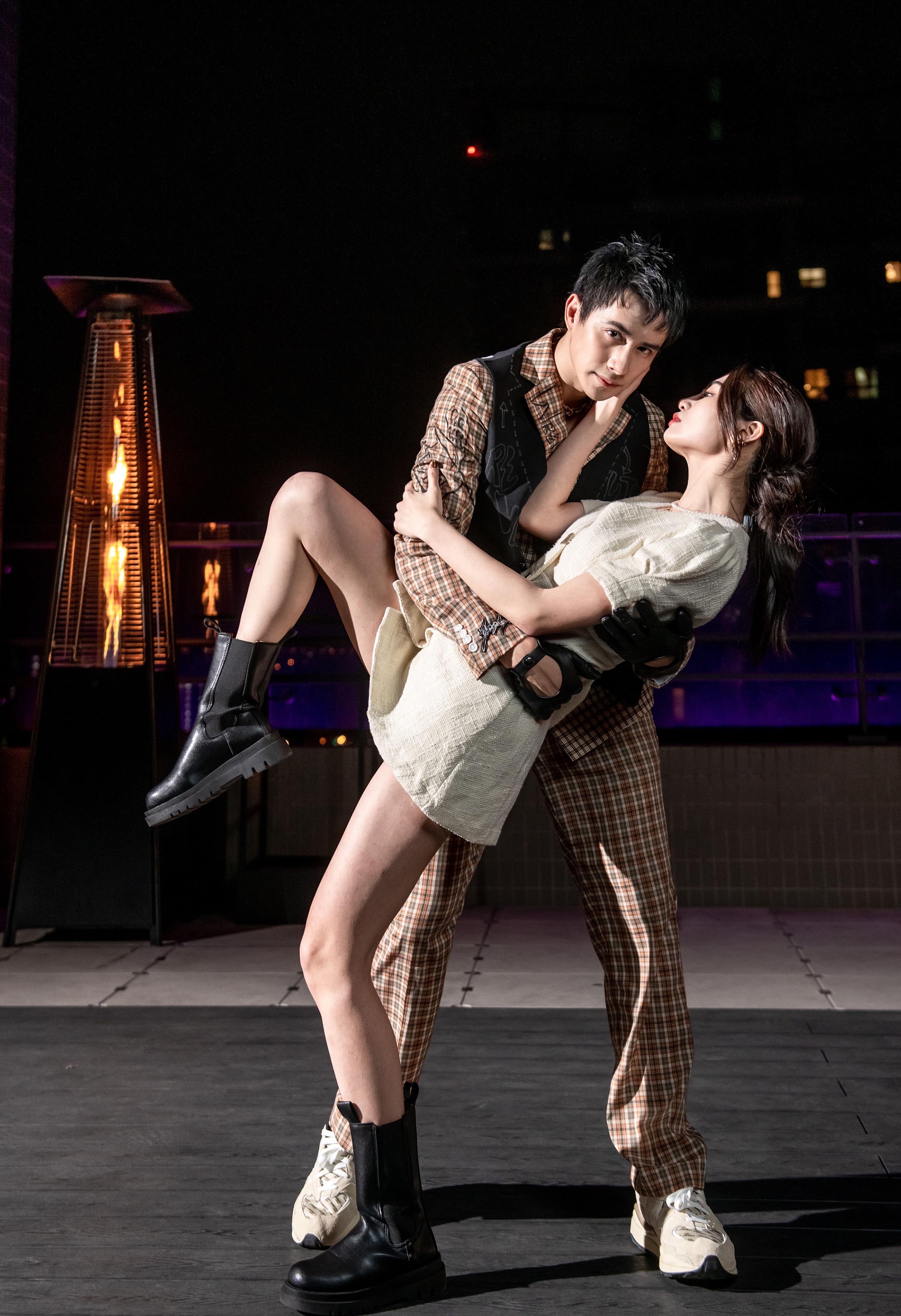 潘君侖首次和女舞者合作雙人舞,被嫌不夠溫柔。(圖/希望娛樂經紀提供)