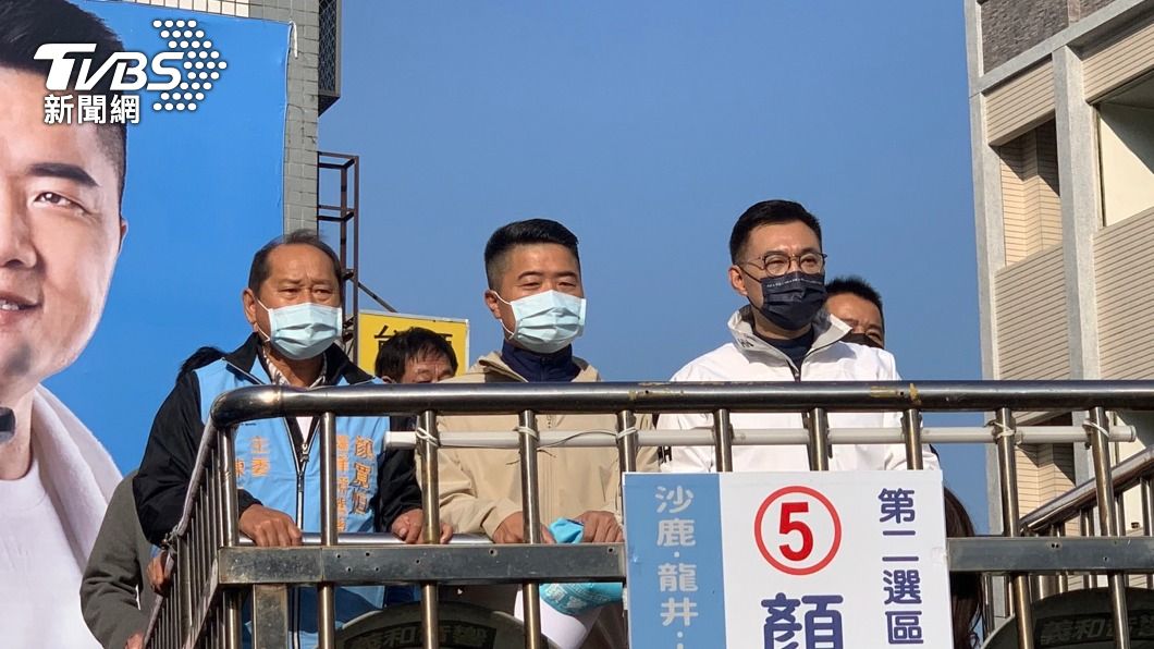 陪顏寬恒掃街謝票　江啟臣：身為國民黨員榮辱與共