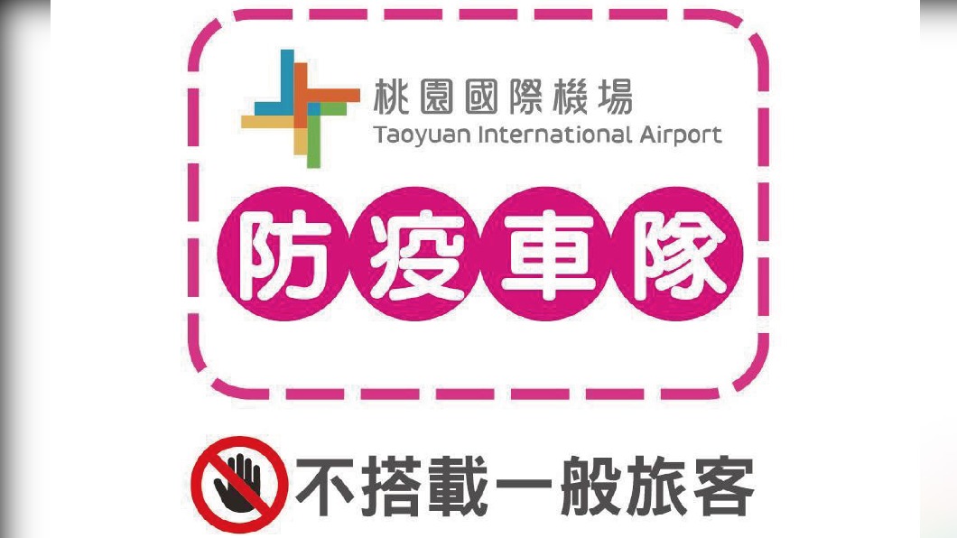 防疫車隊,不搭載一般旅客。(圖/中央流行疫情指揮中心)
