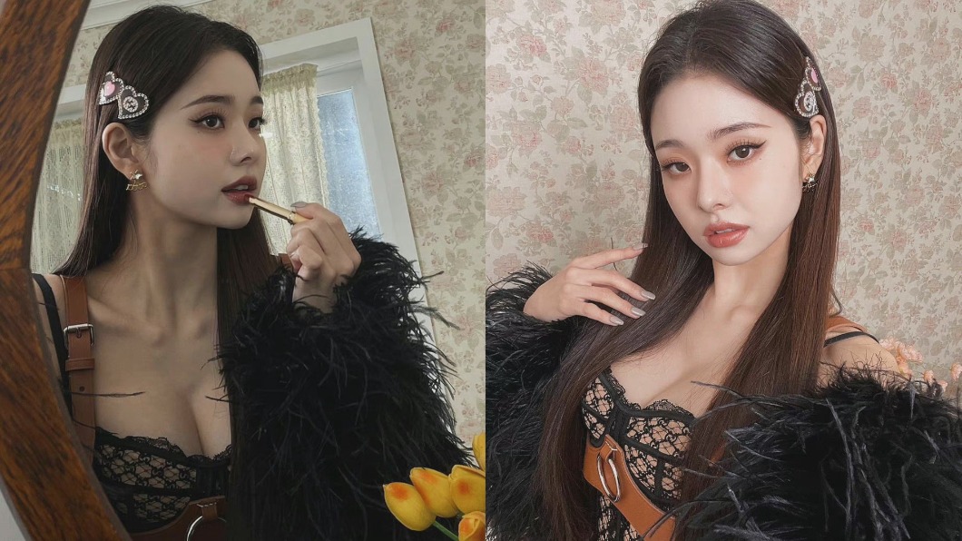 宋智雅妝容與穿搭吸引眾多女粉絲模仿。(圖/翻攝自女明星私服微博)