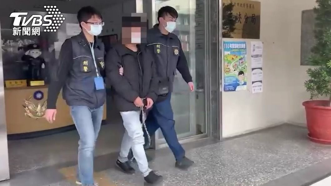 竹聯幫明仁會鄭姓主嫌。(圖/TVBS)