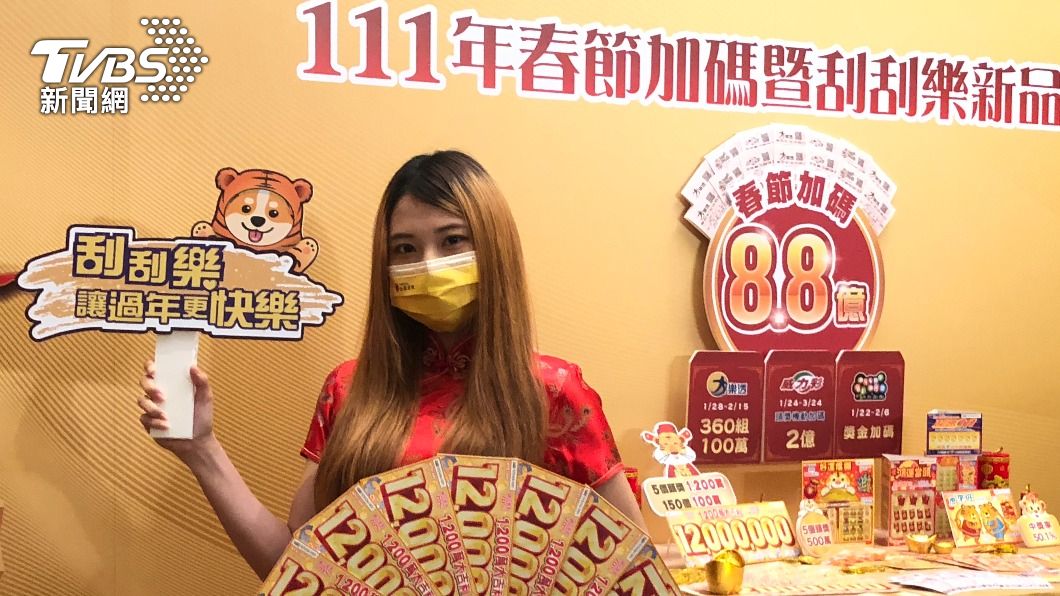 拼了!台彩春節大樂透破紀錄連開15天 放送360組百萬紅包
