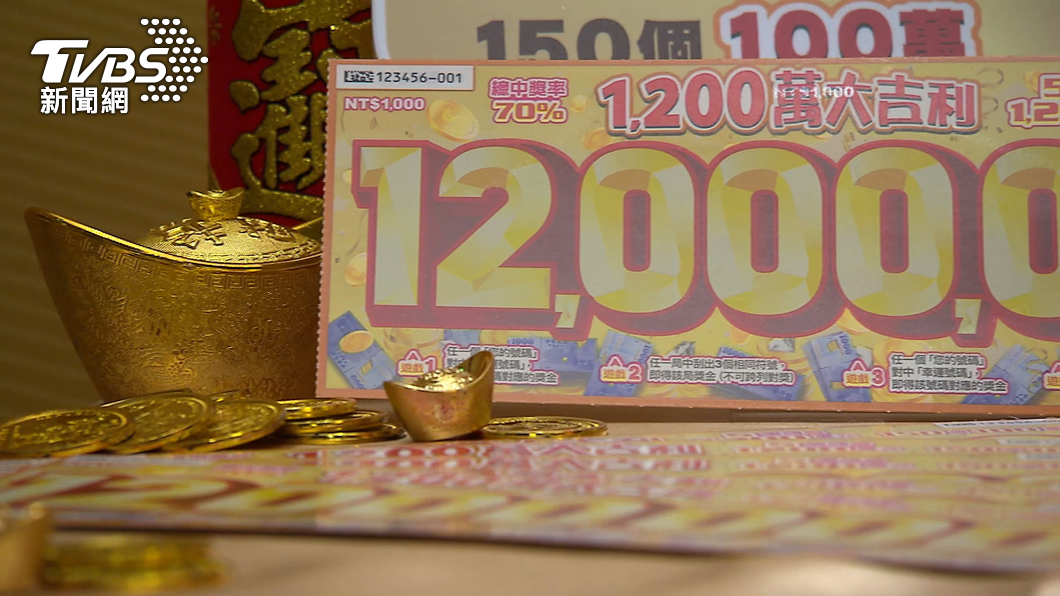 台彩加碼8.8億!大樂透狂開15天 6款刮刮樂也登場