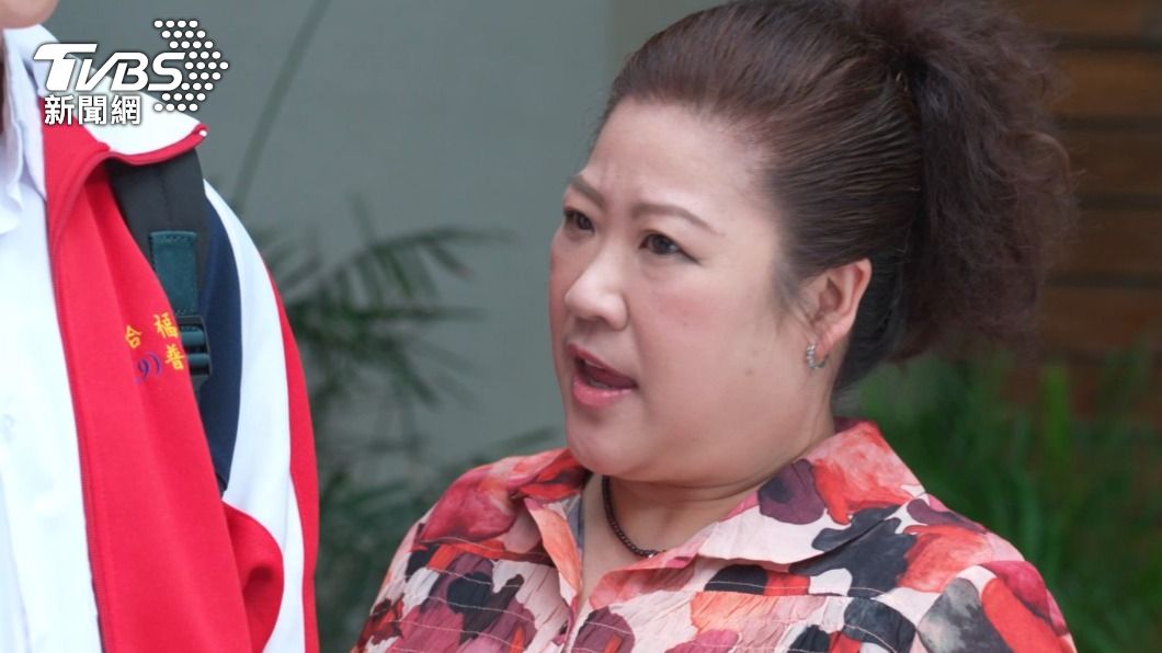 蔡湘宜從「素娥媽」變成「大塊仔媽」。(圖/TVBS)