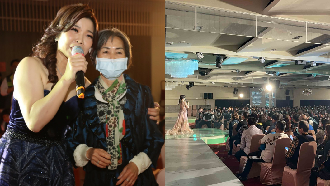 陳衣宸為媽媽在彰化舉辦簽唱會。（圖／音圓唱片提供）