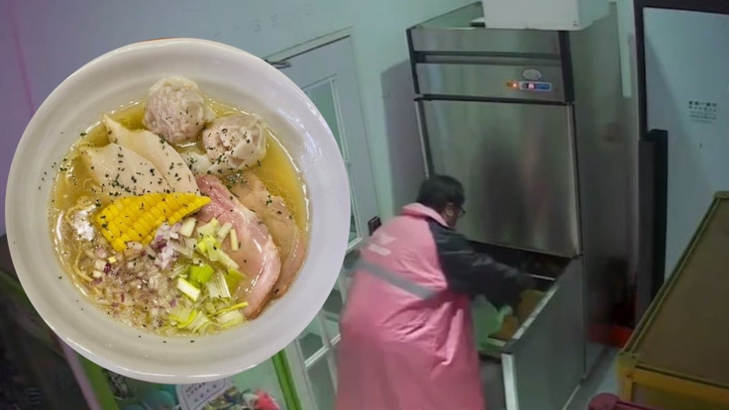 拉麵店叉燒遭竊。（圖／翻攝自拉麵店臉書、TVBS）