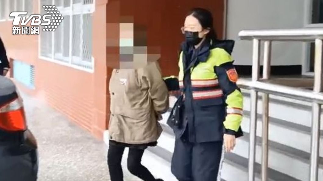 孫姓婦人遭逮。(圖/TVBS)