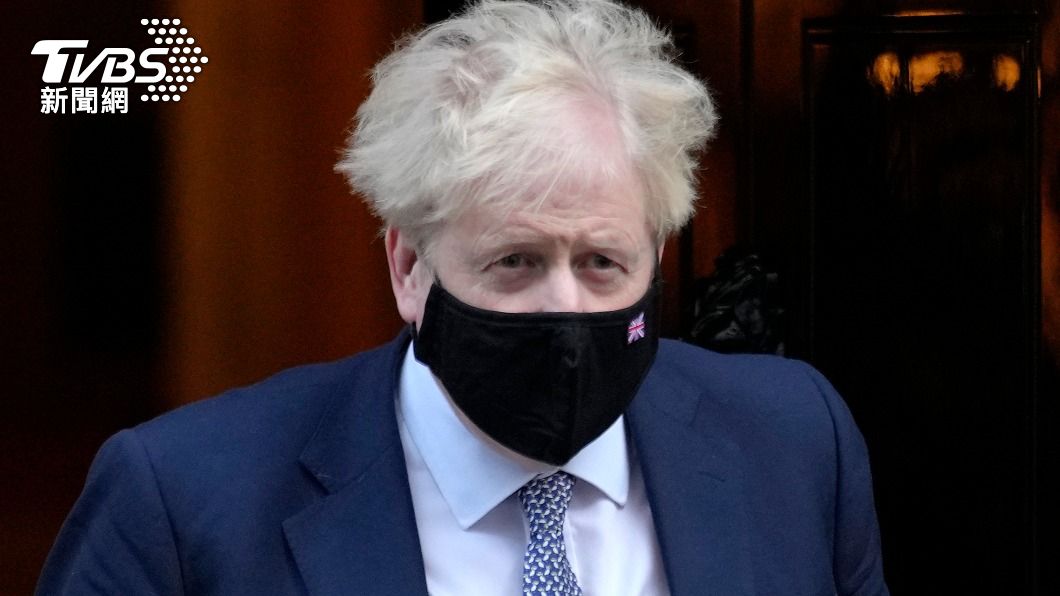 英國首相強生近期因違規開派對一事挨轟。(圖/達志影像美聯社)
