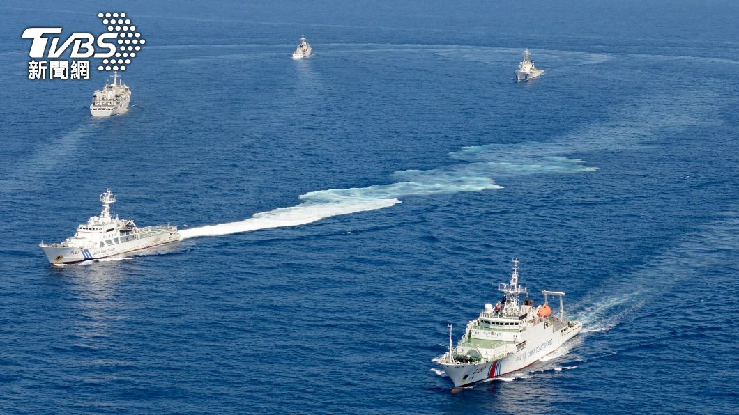 中國大陸海警船駛入釣魚台海域 日方不滿稱闖「領海」