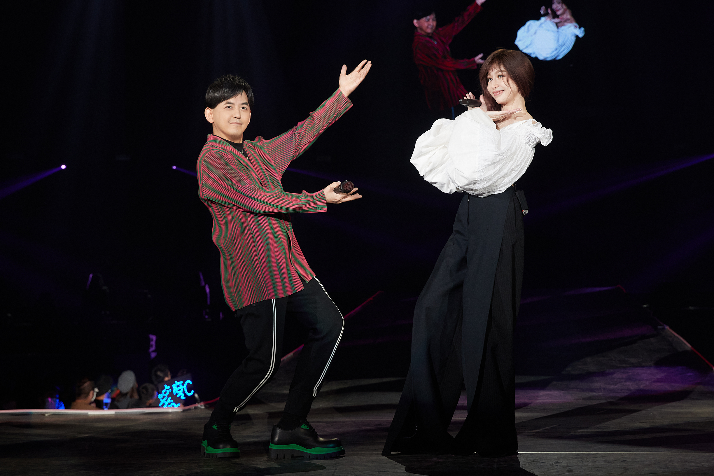 嘉賓黃子佼現身王心凌演唱會。(圖/天晴娛樂提供)