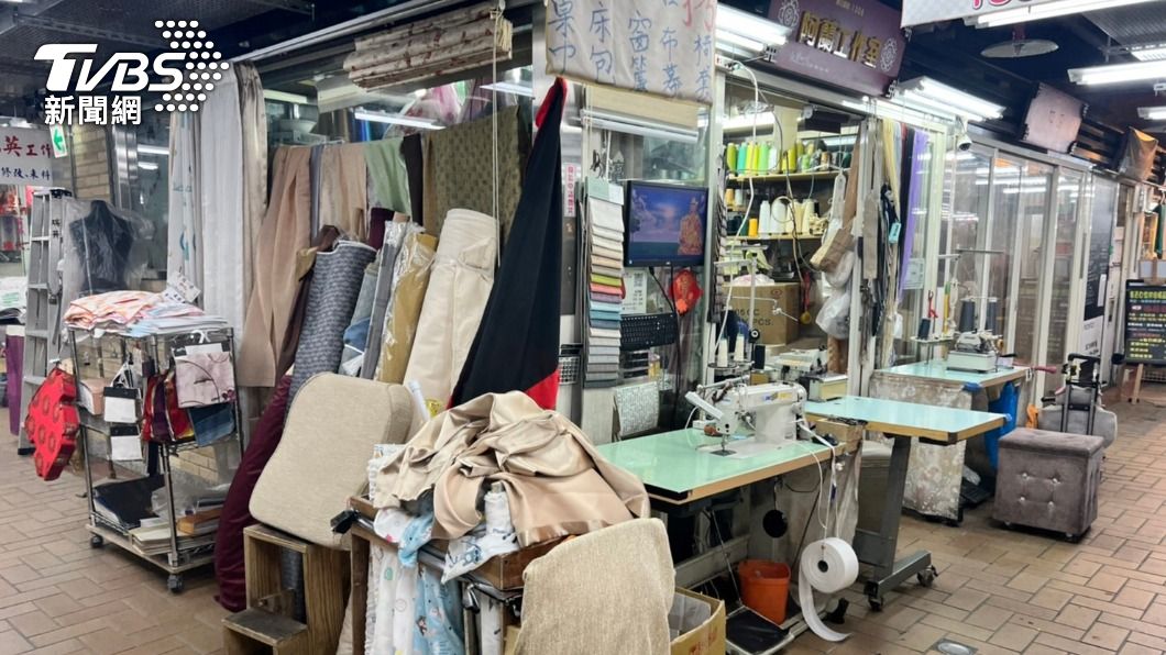 永樂市場除了有傳統市場外,還有布業商場。(圖/TVBS)