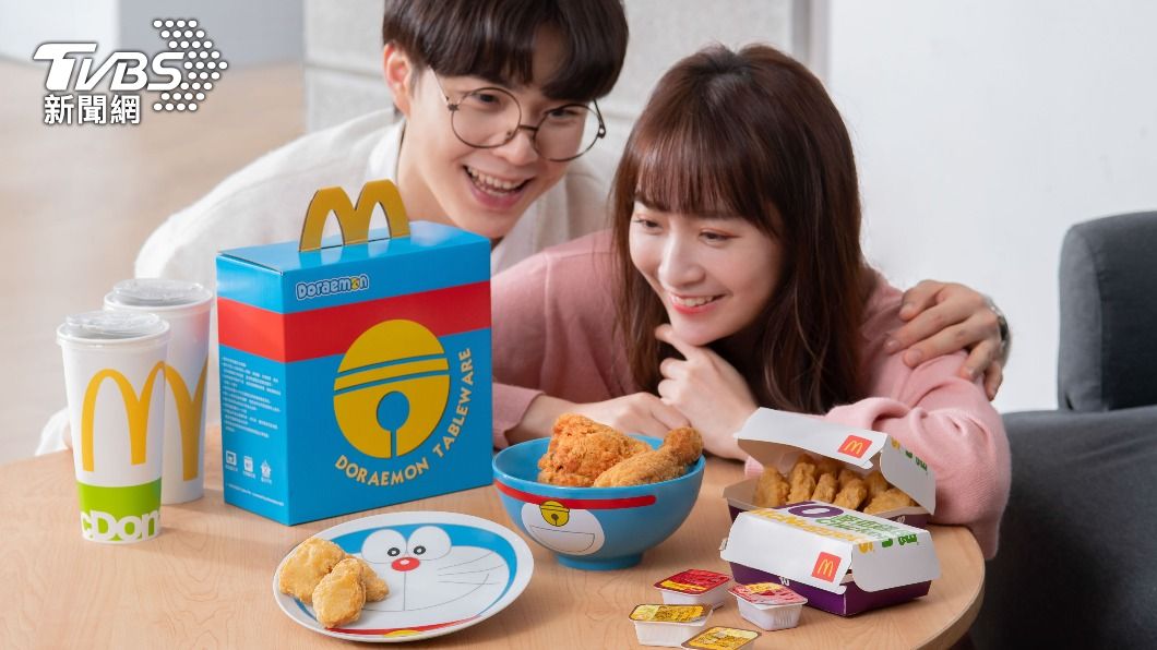 限量5萬份!麥當勞聯名哆啦A夢 四次元口袋、鈴鐺碗盤加價購
