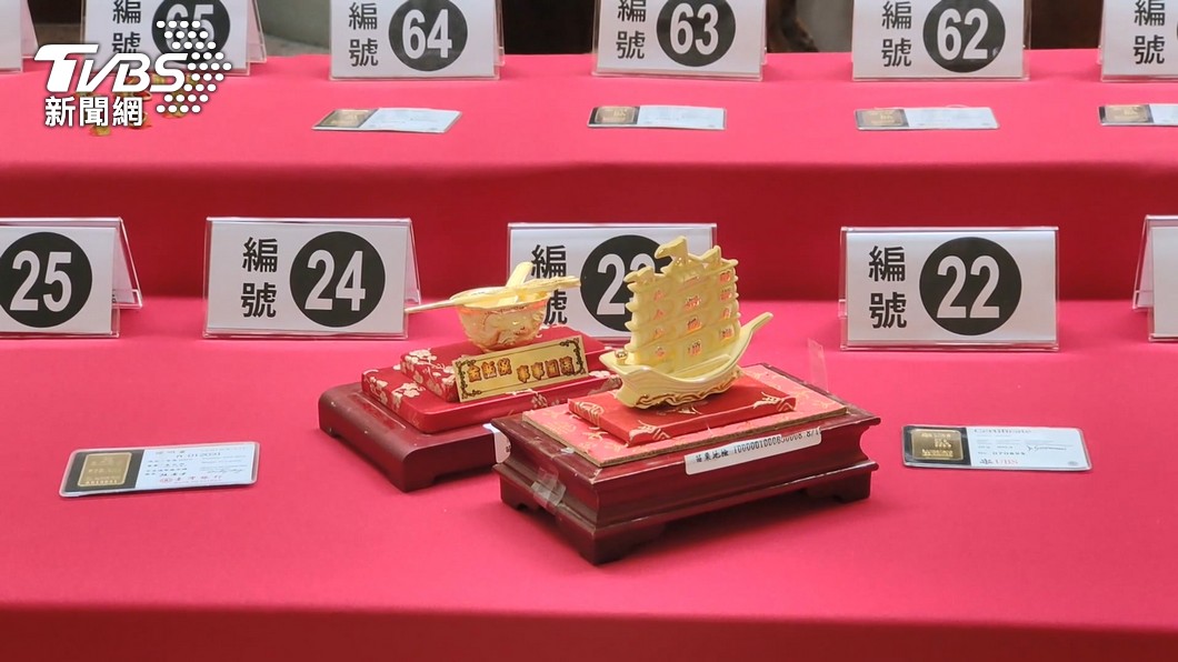 「紅富海」吸金案不法所得12日二拍 主打1公斤純金條