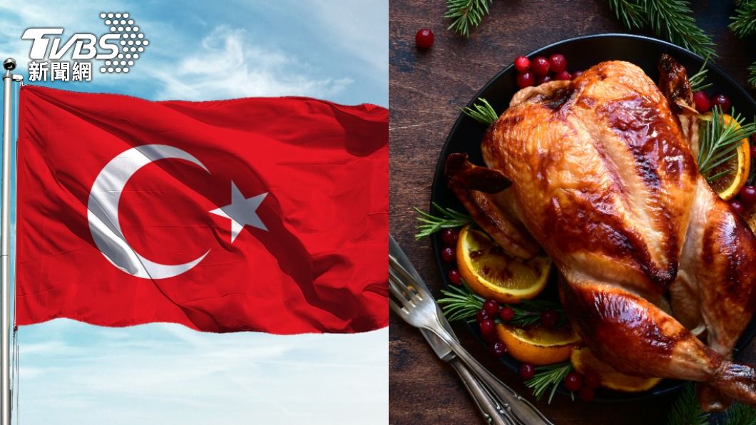 土耳其現在的英文國名Turkey,在英文中另有「火雞」的意思。(示意圖/shutterstock達志影像)