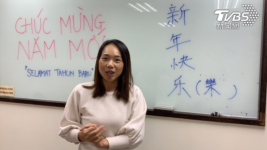 來自貴州的小蘭,介紹水族的搶婚習俗。(圖/TVBS)