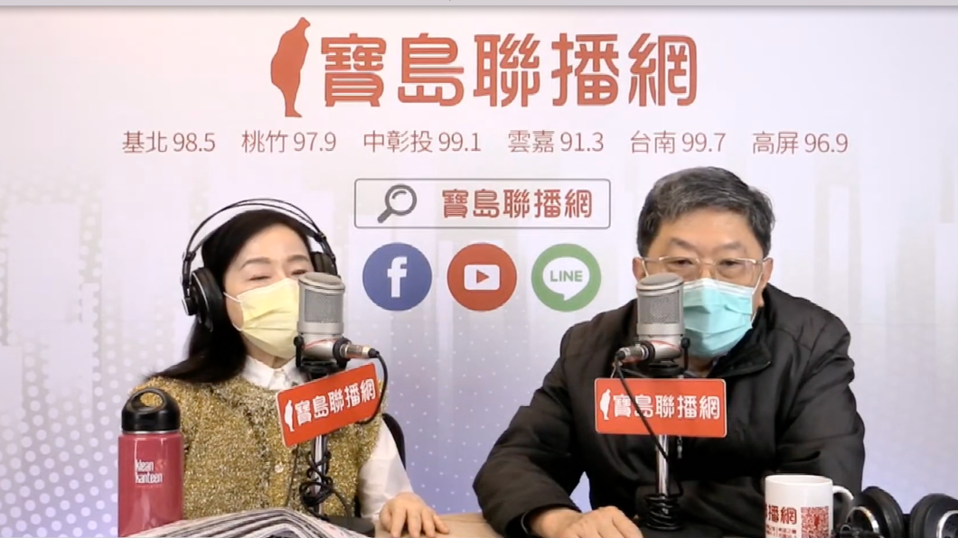 媒體人周玉蔻(左)怒轟指揮中心指揮官陳時中「太軟弱、懦夫、姑息養奸」。(圖/翻攝寶島聯播網)