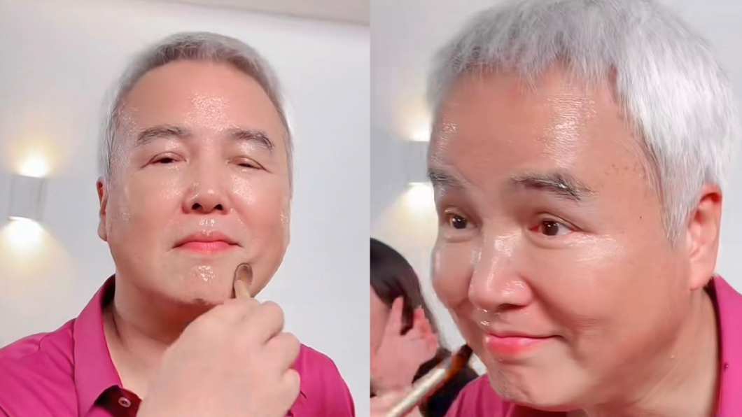 林瑞陽在直播中氣色狀態良好。（圖／翻攝自微博）